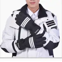 Зимние теплые перчатки для сноубординга, лыжные перчатки для мужчин, женщин, детей, зимние варежки, водонепроницаемые дышащие перчатки для катания на лыжах