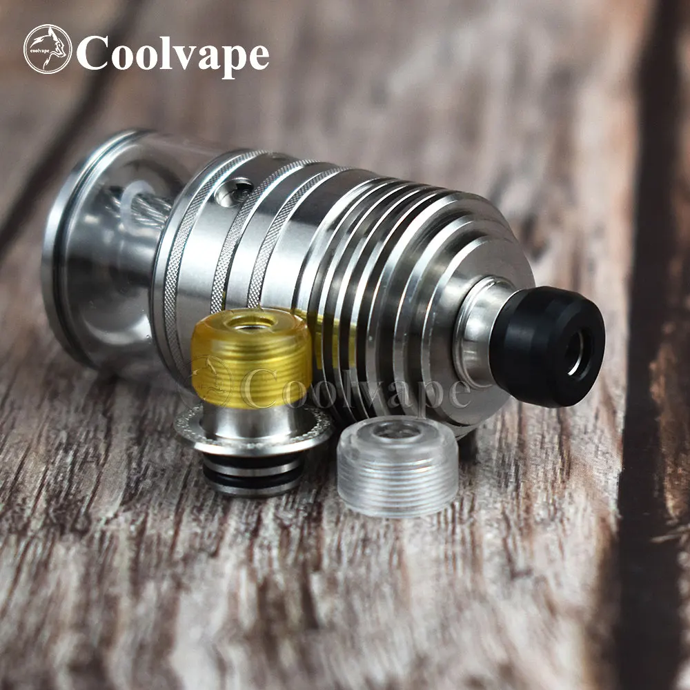 510 MTL Drip Tip Kit Carved Partten Drip Tip with 3 Different Tips PEI Clear Black For 510 Thread RTA Vape Tank enlarge
