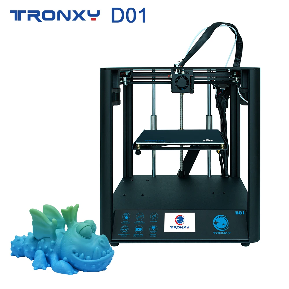【Presale】 tronxy D01 3D принтер CoreXY структура промышленная линейная направляющая
