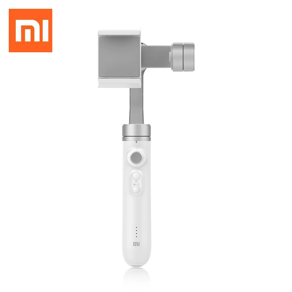 White Английская версия Xiaomi SJYT01FM 3-осевой и портативный монопод с шарнирным замком Ручной Стабилизатор AI Smart трек 5000 мАч для экшн Камера мобильного телефона - Цвет: White