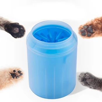 

Dog Paw Cleaner Cup Silicone Soft Combs Portable Pet Foot Washer Cup Paw Clean Brush Quickly Washing Dirty Cat Foot Cleaning