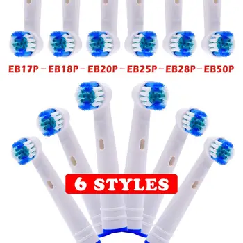 

12pcs Replacement Toothbrush Heads 6 Styles For Oral B Electric Advance Power/Pro Health/3D Excel/Vitality Precision Clean