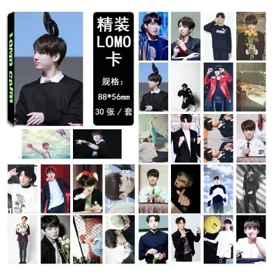 JK05 30 шт./компл. KPOP bangtan для мальчиков Фотокарта один JUNGKOOK альбом фото карта Любовь себя Высокое качество HD bangtan boys, K-POP Фотокарта - Цвет: JK05
