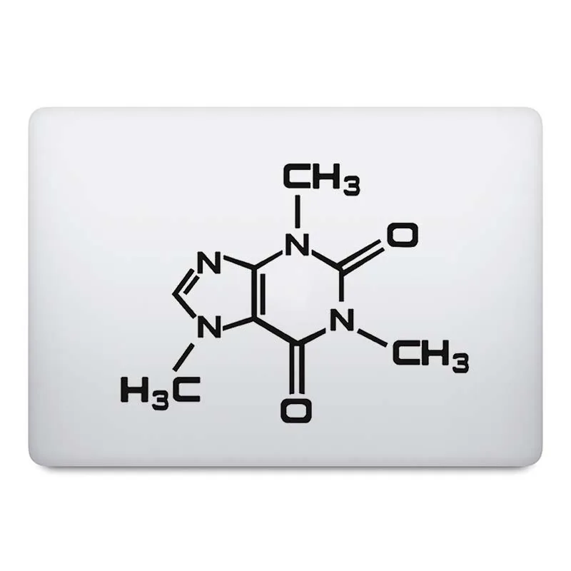 Наклейка с кофеином для ноутбука Apple Macbook Pro Air Retina 11 12 13 15 дюймов|sticker for apple macbook|laptop
