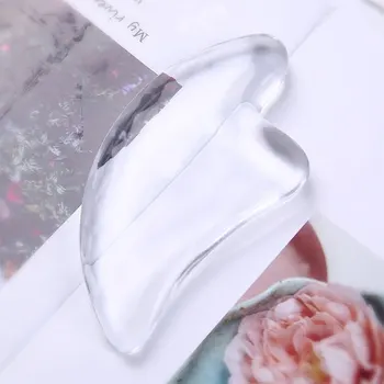 

Crystal Scraping Board Face Lifting Tool Thin Face Beauty Wrinkle Removal Guasha Hand Tool Facial Massager C1741