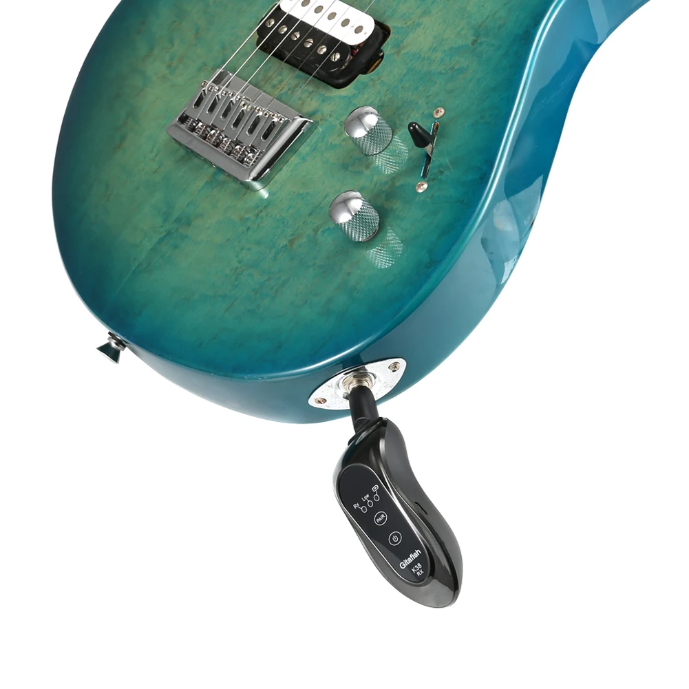 

USB Rechargeable Wireless Guitar Effectors with Multi-sound Effects Amp Guitar Accessories SEC88