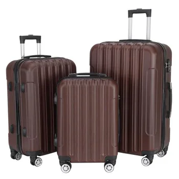 

3-in-1 Multifunctional Large Capacity Traveling Storage Suitcase Brown/Dark Green/White