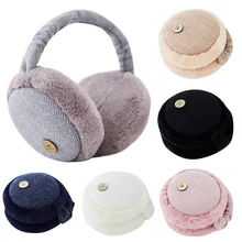 Зимние наушники толстые теплые унисекс повседневные дикие наушники зимние наушники антифриз простые пары моделей