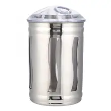 Нержавеющая сталь кофе чай коробка для хранения Видимый кофе порошок орехи канистра банка для хранения Домашний кухонный Организатор