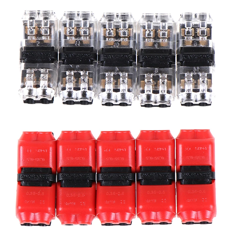 5 шт. I shape Быстрый Сращивание провода проводки электрический разъем для 18-24AWG для светодиодов ленточный кабель обжимные клеммные блоки проводник