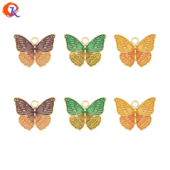 

Cordial Design 50Pcs 19*24MM Pendant/Paint Effect/Jewelry Accessories/Butterfly Shape/Hand Made/DIY Part/Charms/Earring Findings