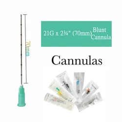 Free Shipping Injectable Blunt Tip For Dermal Filler Cannula 18g21g22g23g25g27g30g For Hyaluronic Acid Injection