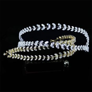

Gorgeous Zircon Crystal Bridal Tiara Crown Bride Headbands Women Girl Headpiece Prom Hair Wedding Head Jewelry Accessories
