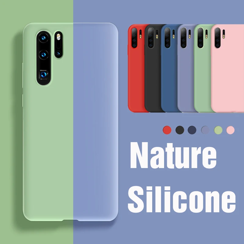 Luxury Shockproof Silicone Case For Huawei P30 Pro P20 Lite Mate 20 Nova 3 Phone Back Cover P30Pro P20Pro P 30 On |