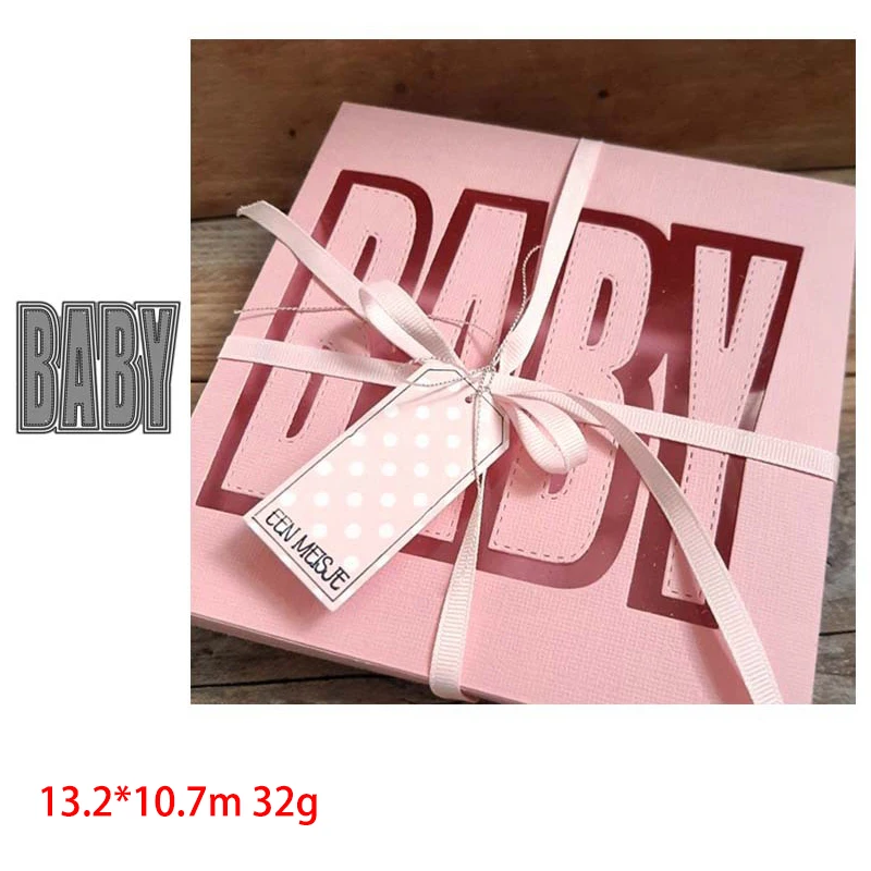 

BABY Letter Metal Cutting Dies Stencils for DIY Scrapbooking Photo Album Decorative Embossing DIY Paper Cards
