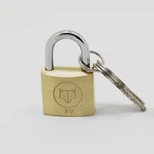 Foxlux серии толстый песок полировки медный замок ящика шкафа Противоугонный медный замок