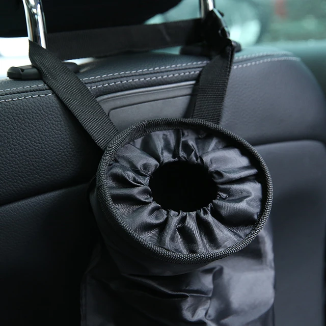 Bolsas de basura para automóvil, bolsa de basura desmontable para colgar en  el asiento trasero del automóvil, bolsa de basura para colgar en el