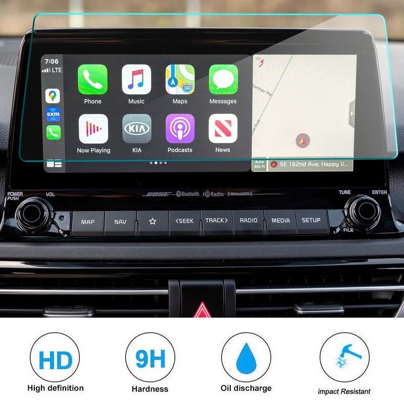 Защитная пленка для экрана для Kia Seltos/Celtos 10,25 дюйма 2020 2021, защитная пленка для сенсорного экрана автомобильной навигации