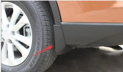 Подходит для 2008-2013 для nissan X-Trail fender модифицированное украшение из грязевой кожи