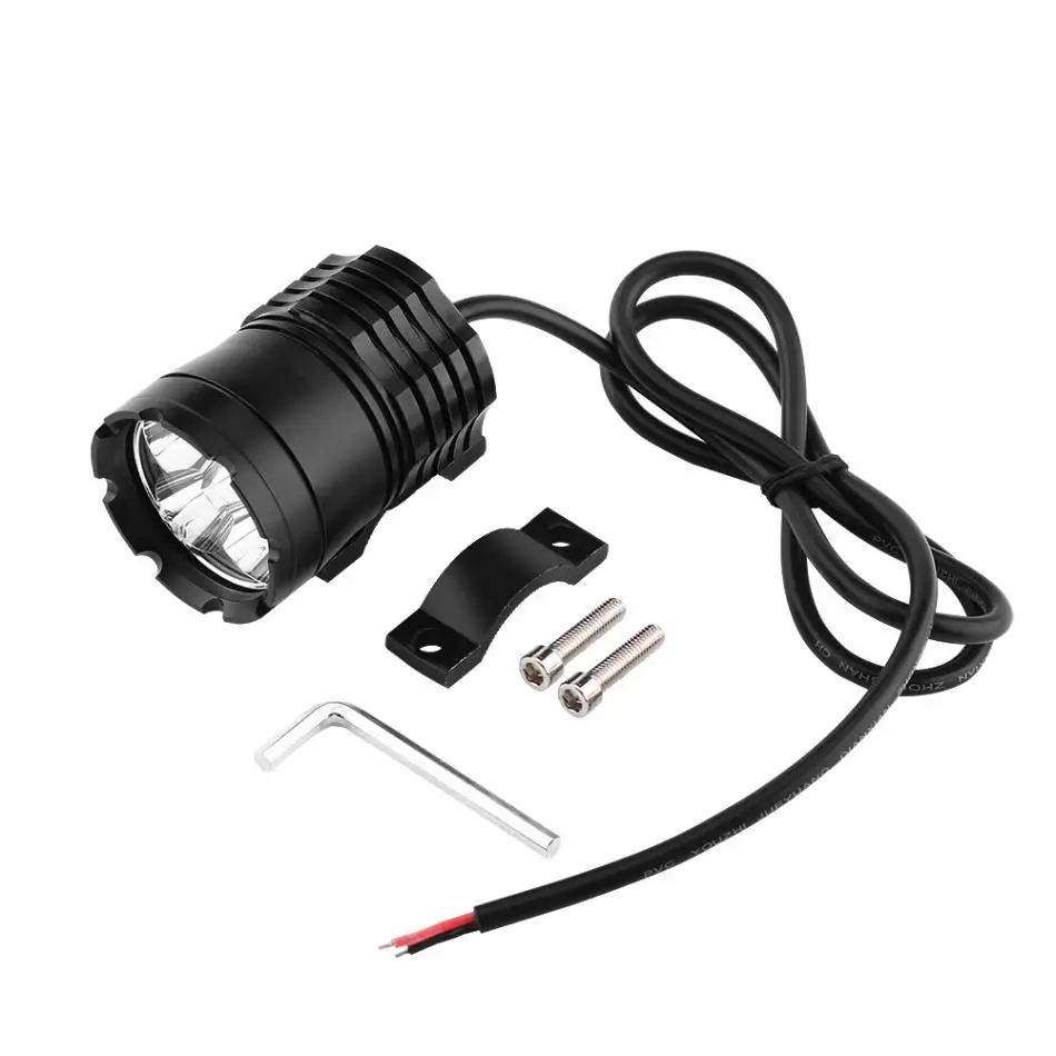 

CNC Aluminum 40W 4 LED Motorcycle Driving Headlight Front Light HeadLamp Spotlight Motorcycle LED Headlight Car Accessories