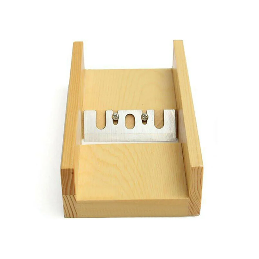 Handmade Candle Wooden Planer Edge Trimming Mold Cutter Making Tool Soap Beveler Craft Sharp Blade Box Loaf DIY Portable