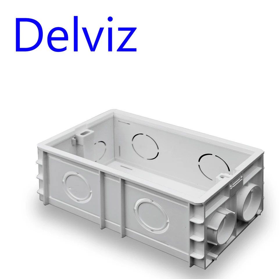 Настенная коробка переключателей Delviz кассеты для настенных розеток пластиковые