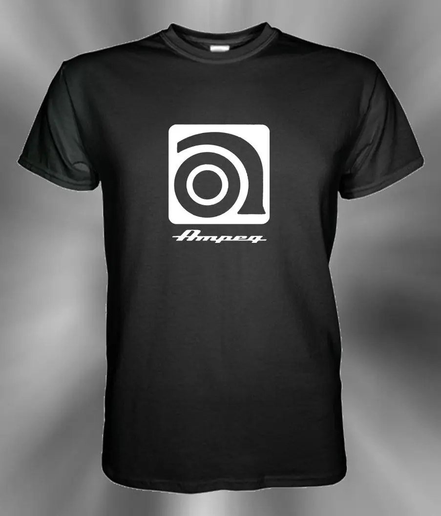 Гитара Ampeg усилитель баса Футболка размер S M L XL 2XL 3XL мужская футболка Летняя