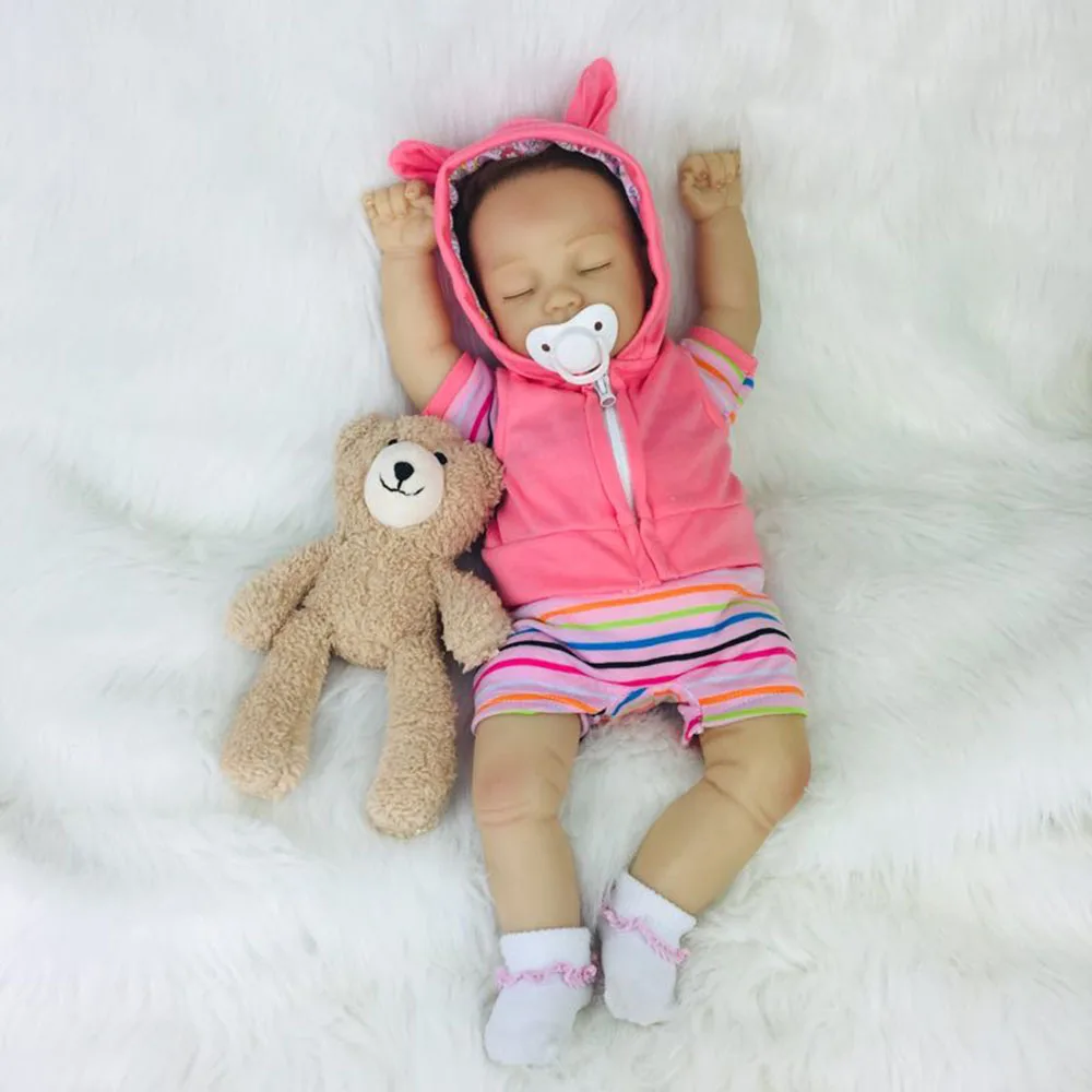 

Avani Doll 'Eve' Lifelike Newborn Baby Dolls Realistic Reborn Baby Dolls Soft Vinyl Sleeping Baby Dolls
