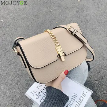 

Women Vintage Casual Shoulder Messenger Bag Female PU Leather Solid Crossbody Handbags Shoulder Travel Purse