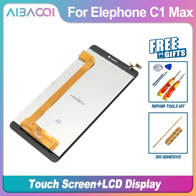 Elephone C1Max 1280X720 ЖК-дисплей+ инструмент для ремонта сенсорного экрана в сборе Часть 6,0 дюйма Мобильный для Elephone C1 Max