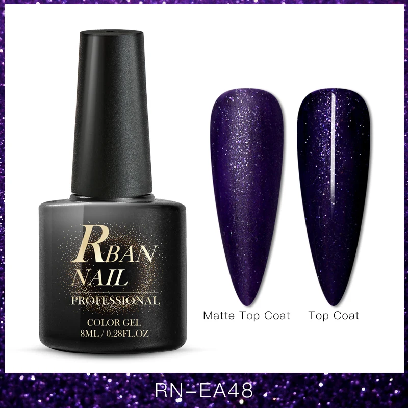S07851 RBAN NAIL 8 мл цветной УФ-гель для ногтей матовое верхнее покрытие Гибридный гель для ногтей замачиваемый долговечный лак для ногтей гель лак Инструменты - Цвет: S07851