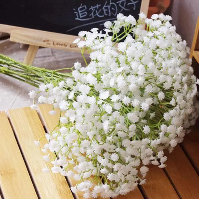 1 шт. Цветочная композиция DIY вечерние свадебные Gypsophila домашние Искусственные цветы поставки искусственная Цветочная подделка сад#15