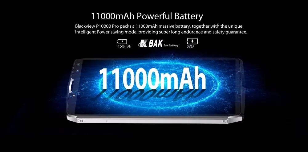 Blackview P10000 Pro 11000mAh Face ID 4G Mobile