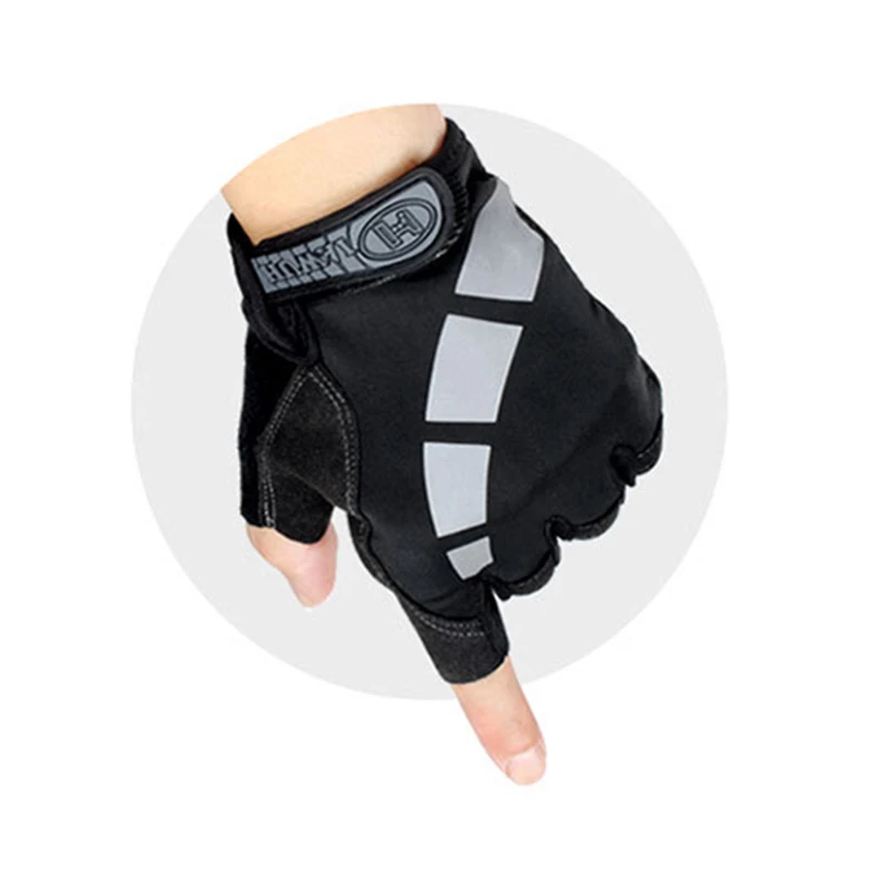 

S~XL Outdoor Sports Half Finger Gloves Thin Fitness Training Cycling Climbing Roller Skating Breathable Shock Absorbing Design