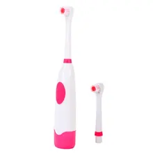 Звуковая вибрация, автоматическая зубная щетка на батарейках с 2 головками, гигиена полости рта, уход за зубами, cepillo electrico