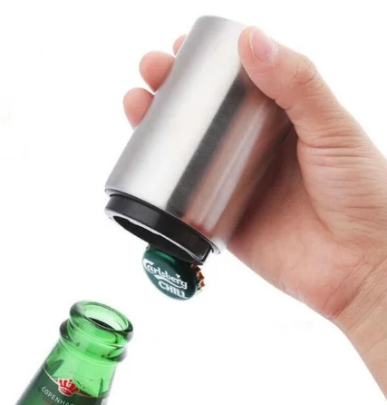 1pc Kitchen Stainless Steel Bottle Opener Beer Automatic Magnetic Openers Bar Wine Tool | Дом и сад