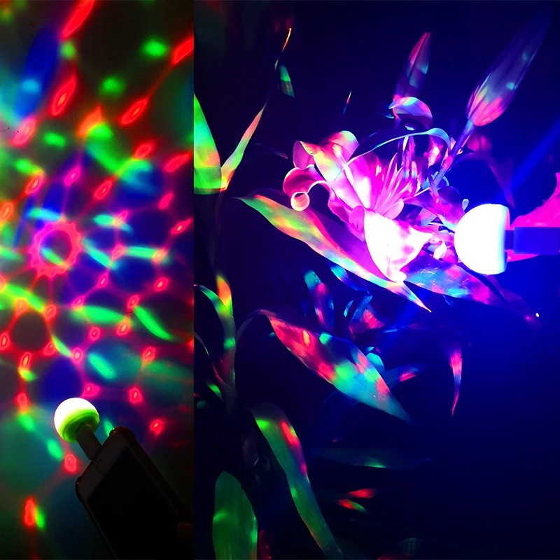 CNSUNNYLIGH LED Car USB Atmophere Light DJ RGB Mini Colorful Music Sound Lamp for USB-C Phone Surface Enjoy Football Match (6)