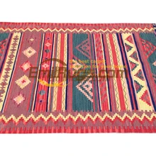 Triped ковер килим ткань ручной работы для гостиной квадратная Турецкая шерсть вязание