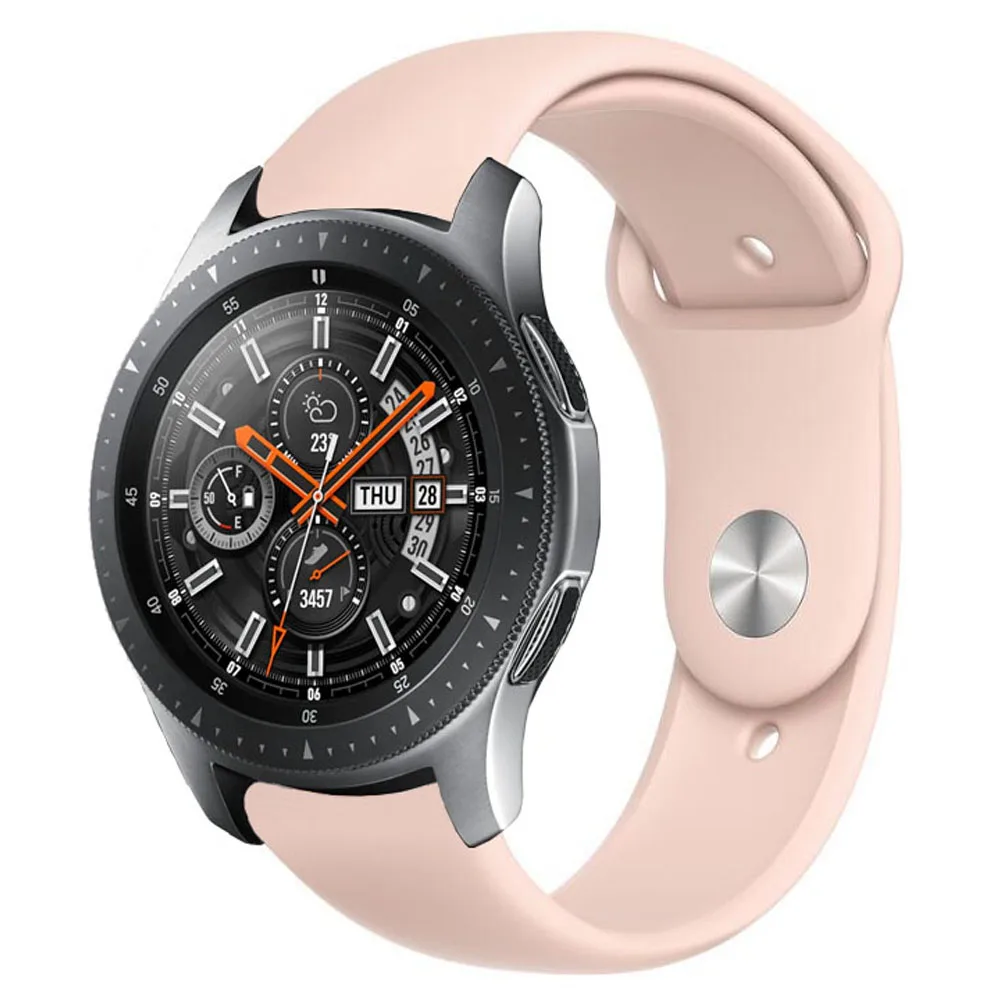 22 мм 20 мм ремешок для Galaxy Watch 42 мм 46 мм samsung gear S3 Frontier Браслет спортивный ремешок силиконовый ремешок для huawei Watch Gt