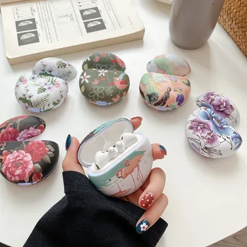 

For huawei freebuds 3 Hard pc Cartoon Cover Cute Animal Earphone Case flower Headphone case for Earpods Accessories Box
