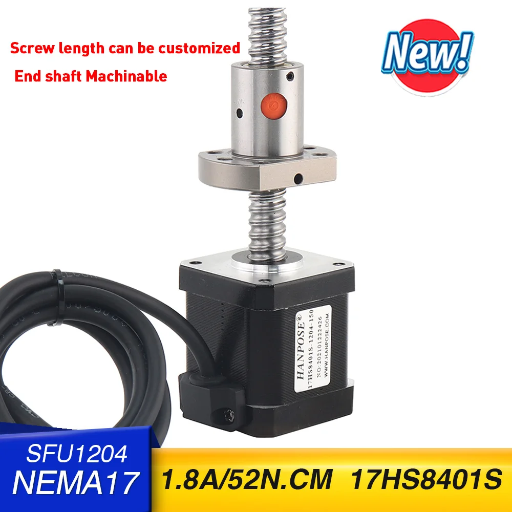Шаговый двигатель nema17 для гравировального станка с ЧПУ 1.8A 52N.cm длина 300 мм 10 шт. |