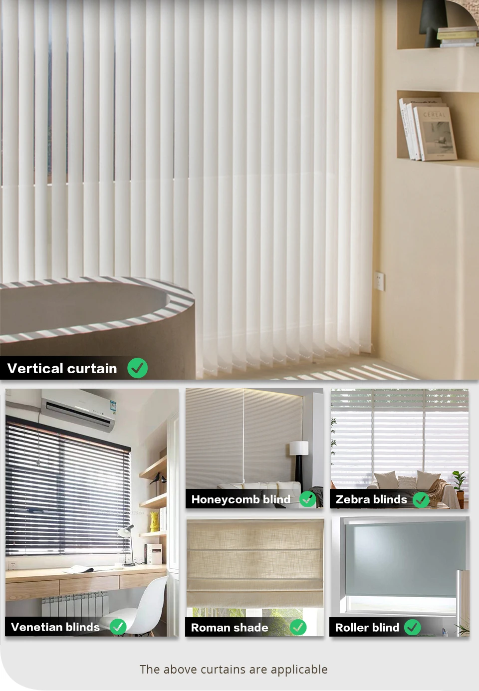 Zemismart Zigbee Roller Shade Driver Work with Tuya Bulit in Battery Blind Motor