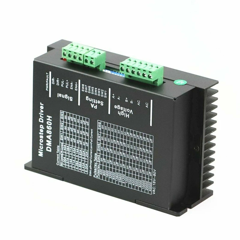 

Hot Sale 1Pcs Dm860H 2 Phase Nema34 Hybrid Stepper Motor Driver Dsp Ac48V 7.2A