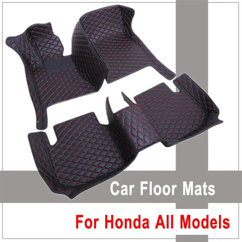 Левый руль на заказ автомобильный коврик для пола Honda Accord Civic Vezal HRV City CRV Fit Odyssey...