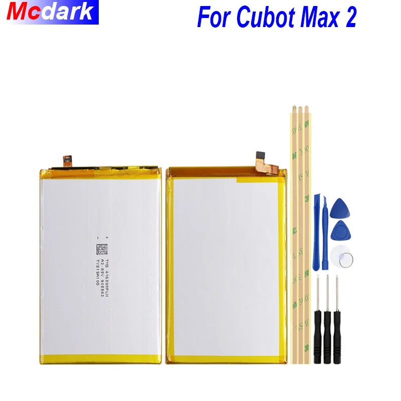 Mcdark 5000 мА-ч для Cubot Max 2 Батарея большой Ёмкость Аккумулятор Акку PIL мобильный