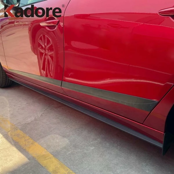 Для Mazda 3 M3 Axela 2019 2020 седан хромированный корпус боковой двери молдинг линия крышка