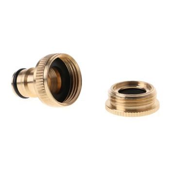 

Brass Hose Tap Connector 4/6 Washing Machine Garden Irrigation Watering Fittings