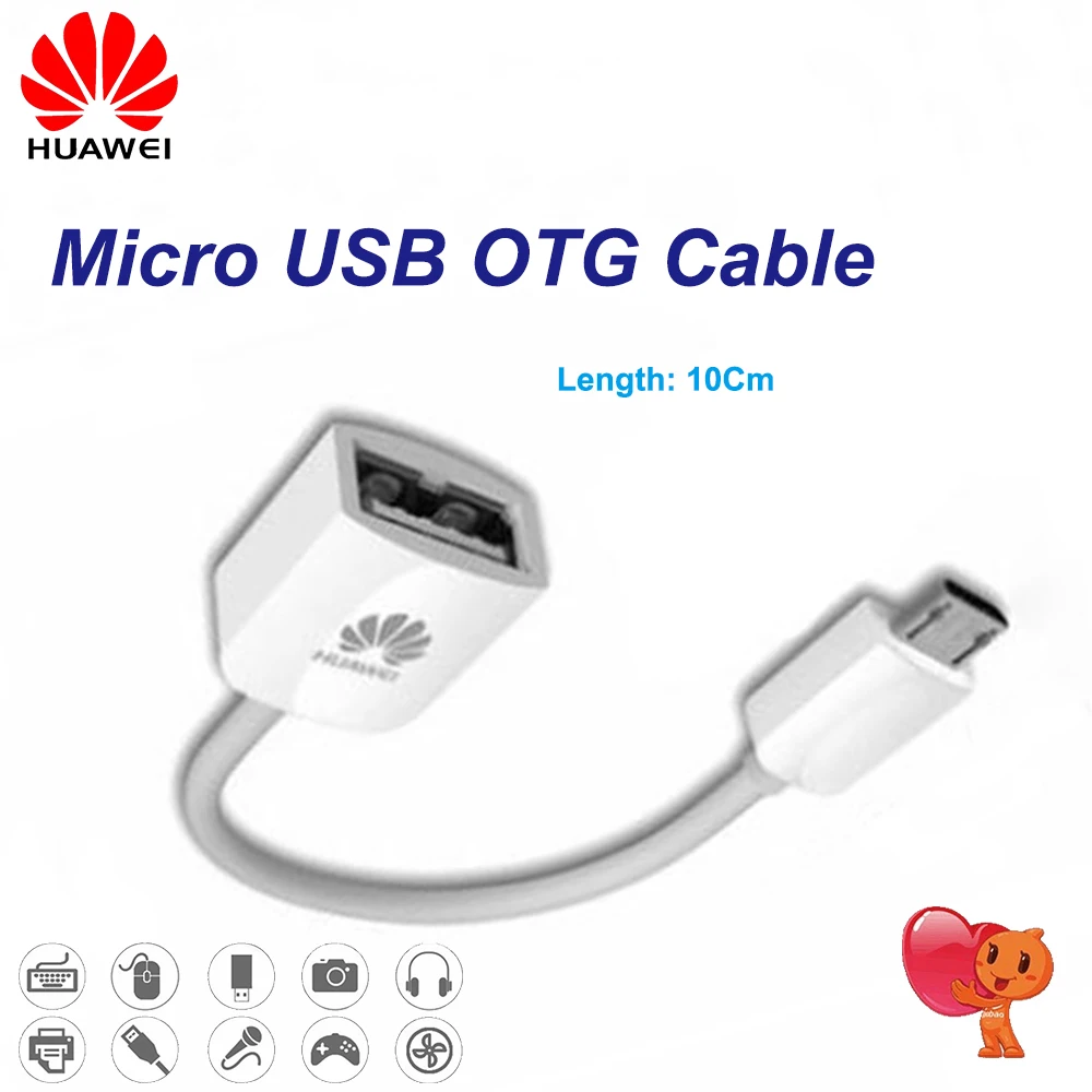 Оригинальный Кабель адаптер HUAWEI Micro USB к OTG для Mate 7 8 S P8/P9 Lite/P10 Lite Honor 7A 7C Xiaomi Redmi Note 4 4A