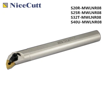 

S20R-MWLNR08 S25R-MWLNR08 S32T-MWLNR08 S40U-MWLNR08 Internal turning Holder Turning Tool WNMG0804 Inserts Nicecutt Freeshipping
