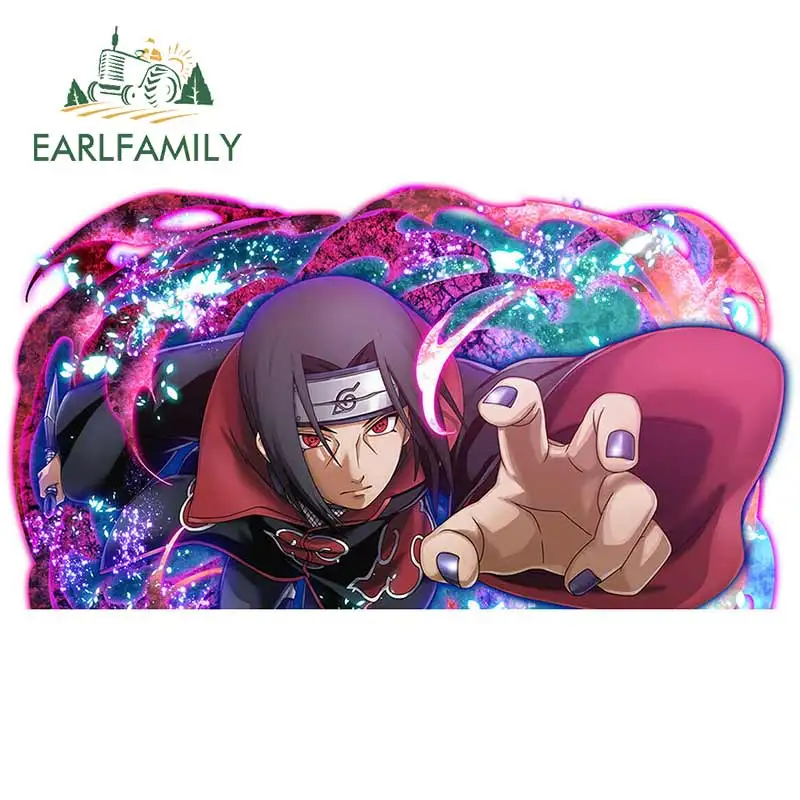 EARLFAMILY 13 см x 7 2 для Naruto ITACHI Uchiha Akatsuki тонкая Наклейка виниловая Автомобильная